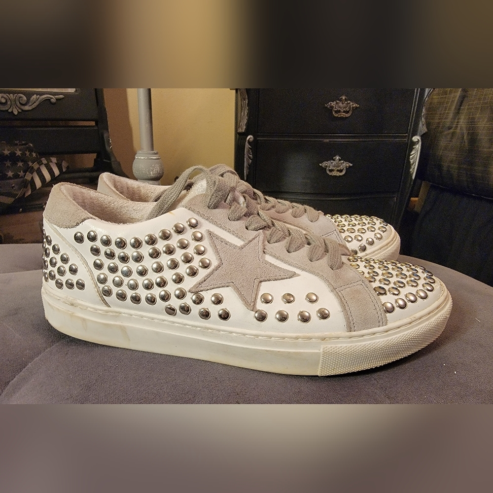 Steve Madden studded sneakers